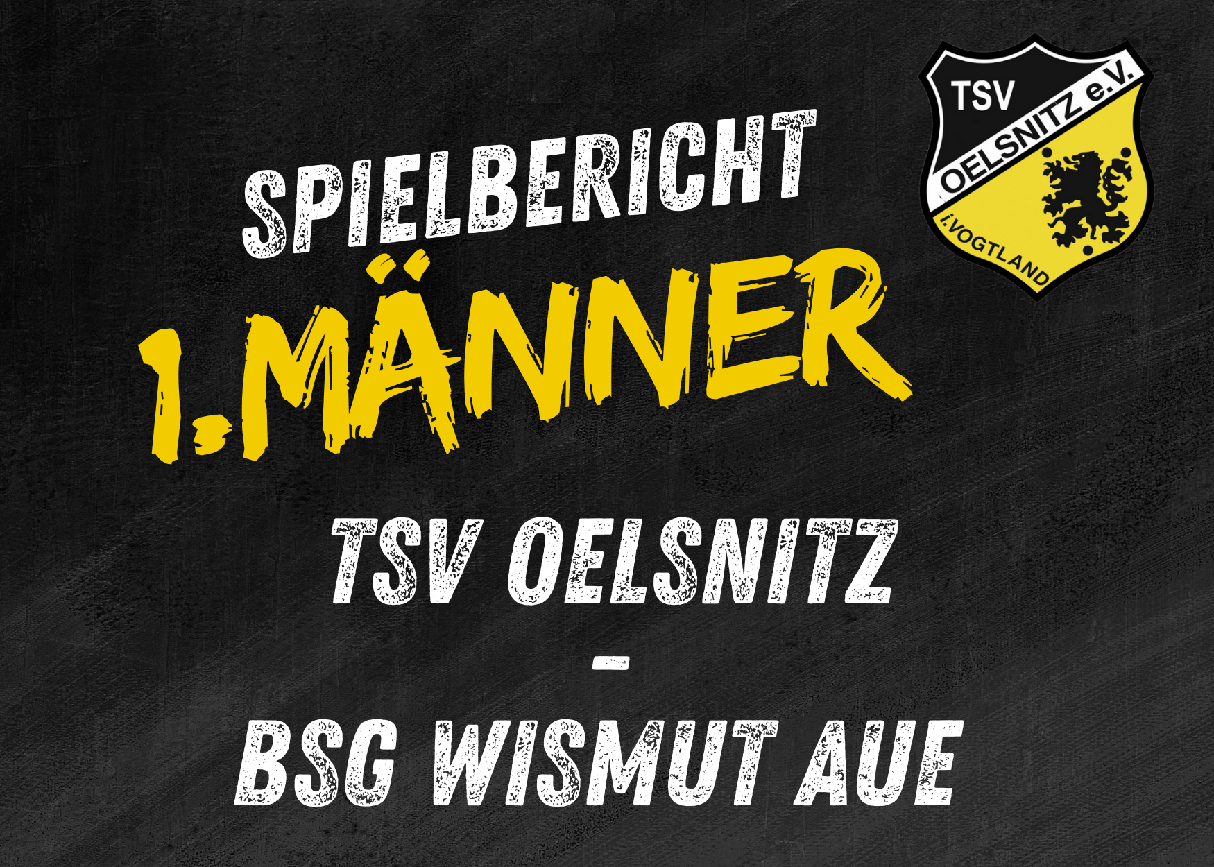 Regionsoberliga Chemnitz Männer: TSV Oelsnitz – BSG Wismut Aue 21:24 (10:11)